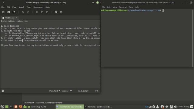 How to uninstall XDM from linux in a easy way by using a simple comand ||Achib Hossen || смотреть онлайн