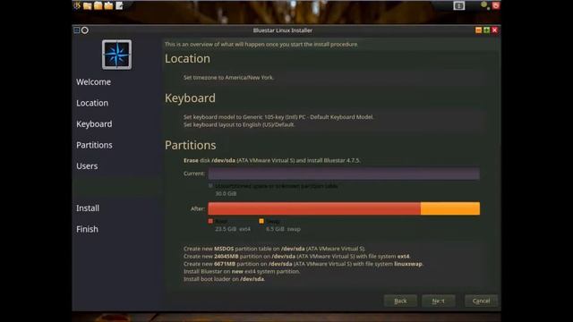 BlueStar Linux 4.7.5 KDE смотреть онлайн