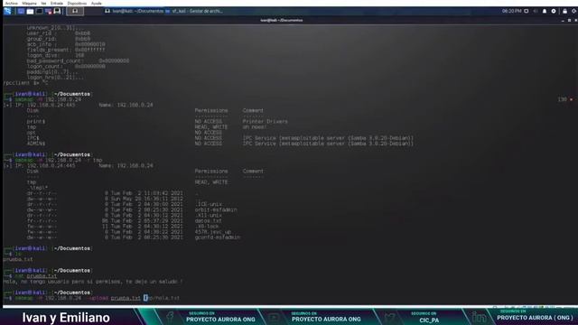 Herramientas de Hacking : Enumeración y ataque de SMB - Proyecto Aurora смотреть онлайн