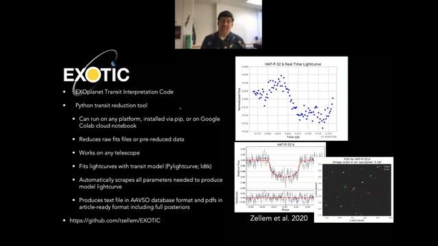 EXOTIC: the EXOplanet Transit Interpretation Code - Rob Zellem смотреть онлайн