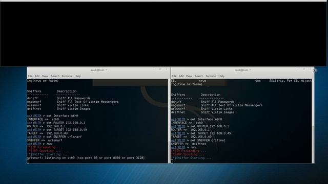 Kali Linux - Spying in LAN Using Driftnet & urlsnarf смотреть онлайн
