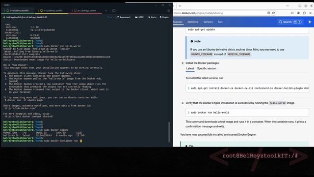 How to install Docker on Ubuntu Server 22.04.3 LTS using apt repository (Step by Step Tutorial) смотреть онлайн