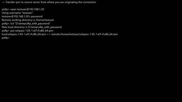 sftp with password смотреть онлайн