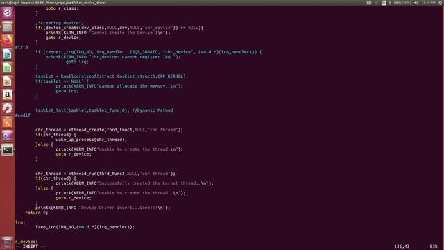 Linux Device Driver (Part 7) | Spinlocks | Kthread | Using spinlocks in tasklets | Bottom Halves смотреть онлайн