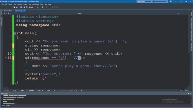 Comparing char with tolower - C++ Tutorial 5 смотреть онлайн