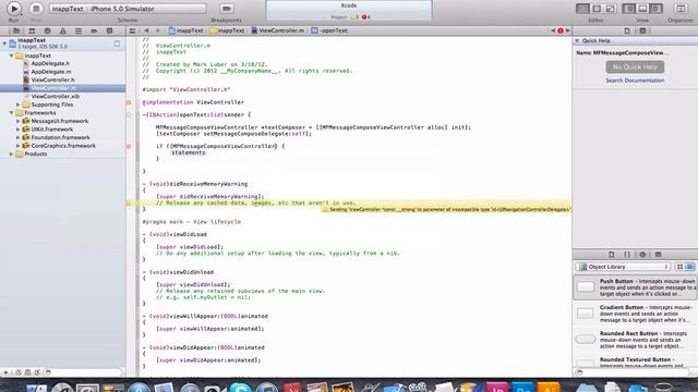 iOS App Development: In app text messaging смотреть онлайн