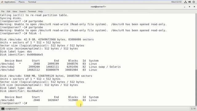 create partition using fdisk in centos 7_video37 смотреть онлайн