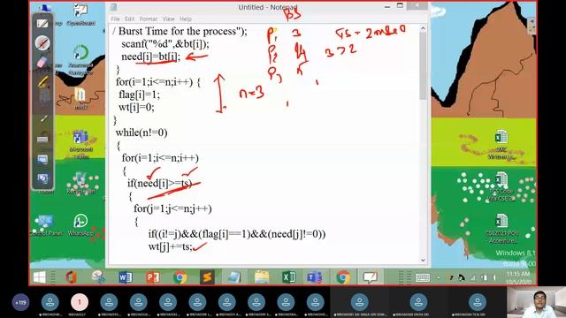 28 OS CPU Scheduling Round Robin implementation in C Programming with example смотреть онлайн