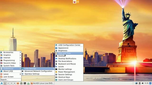 ArchEX é um novo sistema Linux live baseado no Arch Linux. смотреть онлайн