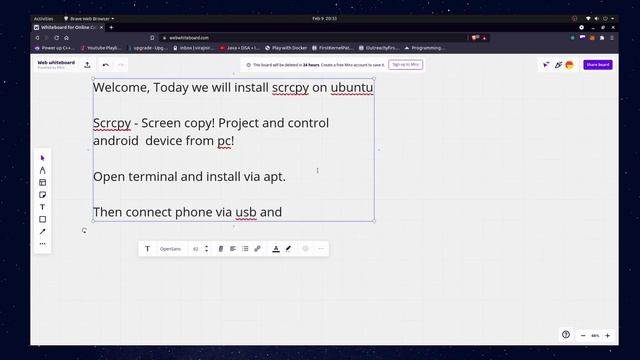 Scrcpy Installation on Ubuntu смотреть онлайн
