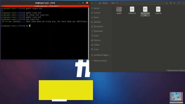 Basic terminal commands and tips for linux! смотреть онлайн