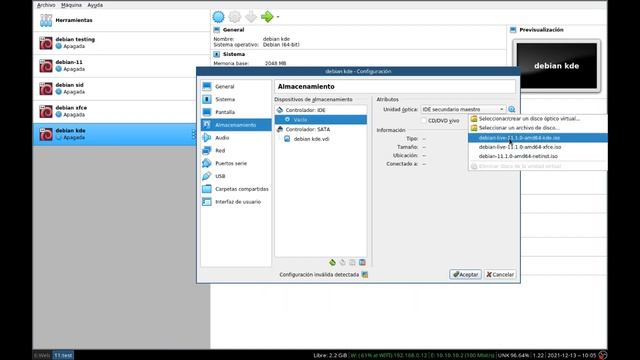 Linux Debian 11 Bullseye - Instalación con Escritorio KDE Plasma [V270a] смотреть онлайн