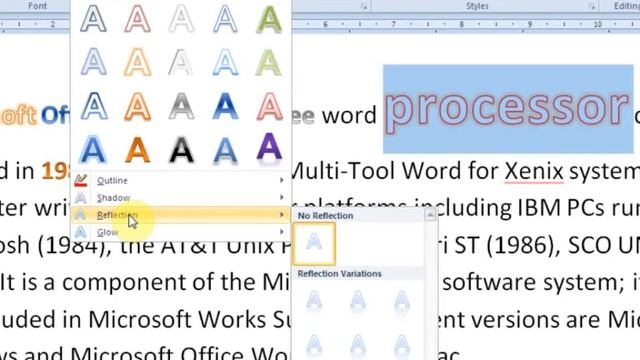Lesson 12 Text Effects Microsoft Office Word 2007 2010 Free Tutorial Urdu Hindi Video Training tal смотреть онлайн