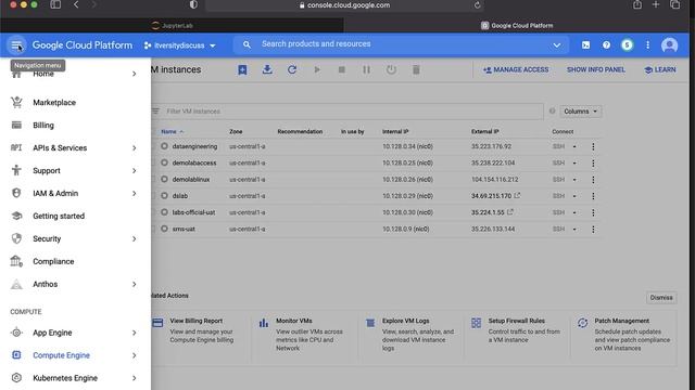 Setup Ubuntu VM on GCP - Overview of GCP Web Console смотреть онлайн