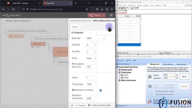Modbus Serial/RS485/RTU to Modbus TCP/IP Converter in Node-RED | IoT | IIoT | Industry 4.0 | смотреть онлайн