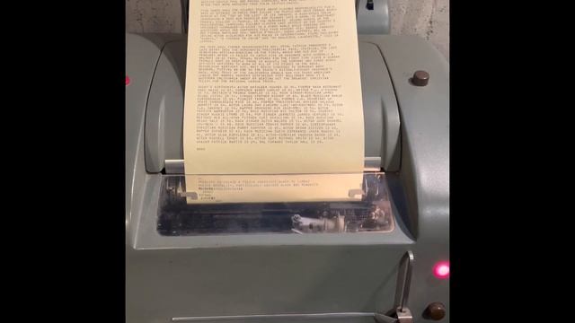 Teletype 28 KSR with electronic speed shift смотреть онлайн