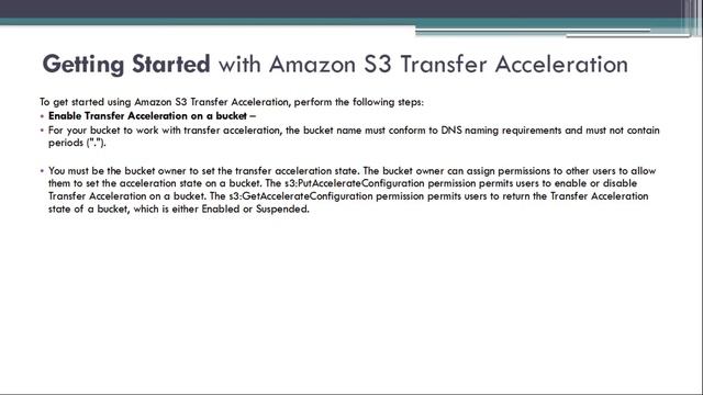 🚅 Amazon S3: Transfer Acceleration смотреть онлайн