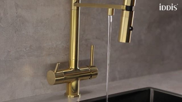 Смеситель для кухни IDDIS Ace ACEMGFFi05 с гибким изливом и переключателем на фильтр. смотреть онлайн