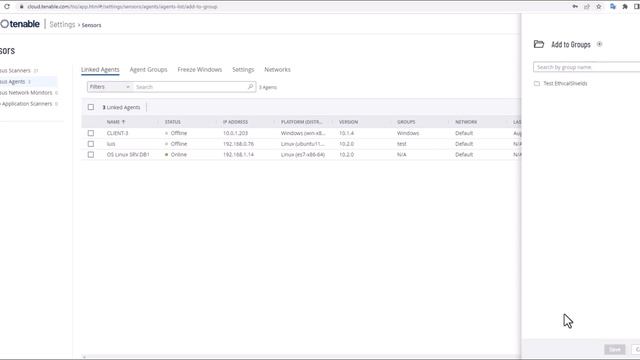 Instalación de Agente en Linux para Escaneo en Tenable.io смотреть онлайн