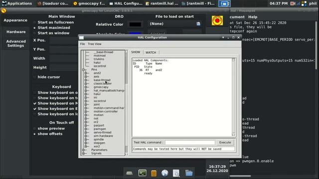 LinuxCNC HAL basic tutorial, Part 1 смотреть онлайн