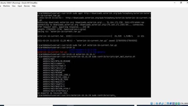 Instalacion de Asterisk 16 en Ubuntu Server 1804 смотреть онлайн