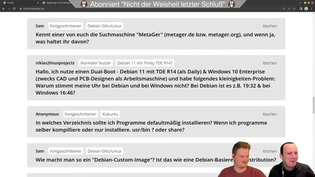 Linux Q&A - Hauke und Jean beantworten Eure Fragen! - Live смотреть онлайн