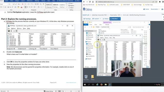 3.0.3 Lab - Identify Running Processes (CISCO CyberOps Associate) смотреть онлайн