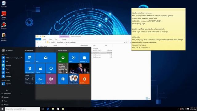 TUTORIAL INSTALASI APLIKASI NET EMPLOYES PART1 - APLIKASI MONITORING DAN REMOTE CLIENT смотреть онлайн