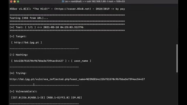 10/05/2021 Descoberta de XSS com XSSER смотреть онлайн