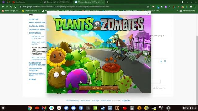 HOW TO INSTALL PLANTS VS ZOMBIES ON CHROMEBOOK -THIS PROJECT HAS BEEN CANCELLED- смотреть онлайн