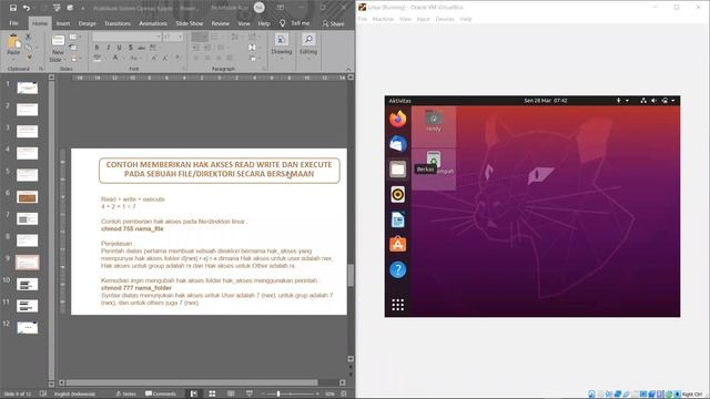 CHMOD & CHOWN - MATERI PERTEMUAN 6 || ASDOS - PRAKTIKUM MK. SISTEM OPERASI 2022 смотреть онлайн