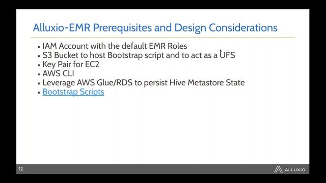 Building a Cloud Native Stack with EMR Spark, Alluxio, and S3 смотреть онлайн