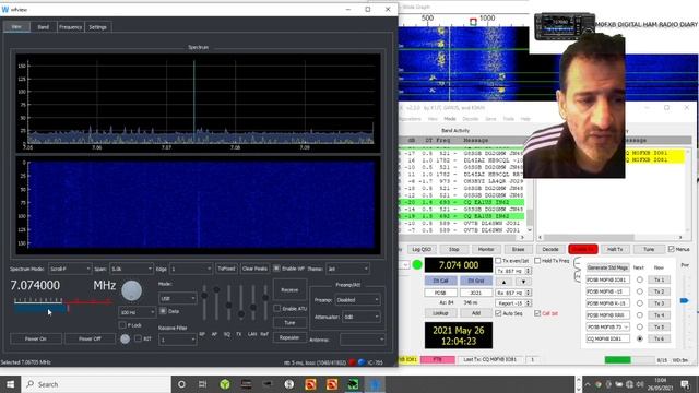 wfview-FT8 and Icom ic 705 wireless смотреть онлайн