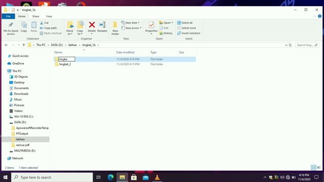 cara membuat direktori pada Drive D dan C смотреть онлайн
