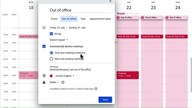 How to Set Your Out of Office in Google Calendar (2022) смотреть онлайн
