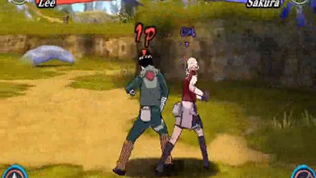 Naruto ultimate ninja heroes 3-Lee vs Sakura смотреть онлайн