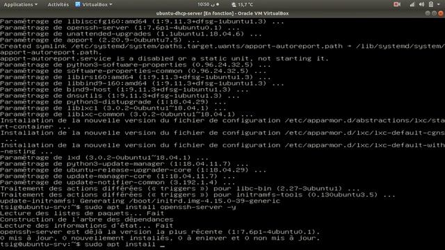 Serveur DHCP sous Ubuntu Server 18 04 смотреть онлайн