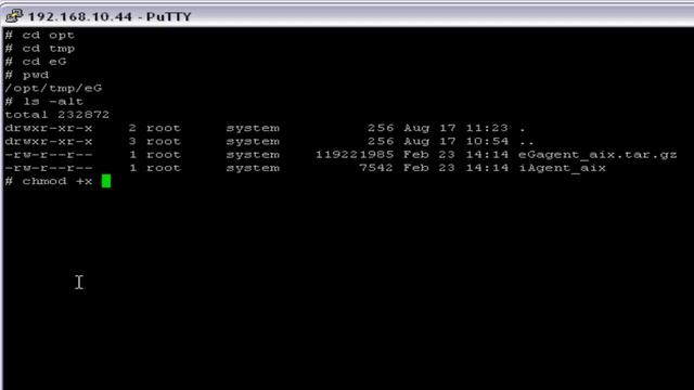 Installing an eG agent for monitoring an AIX server смотреть онлайн