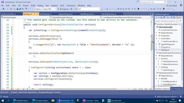 Live Coding: Autenticazione, autorizzazione e ASP.NET Core Identity (prima parte) смотреть онлайн
