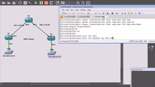 IPSec tunnel with CLI (Burmese Language) смотреть онлайн