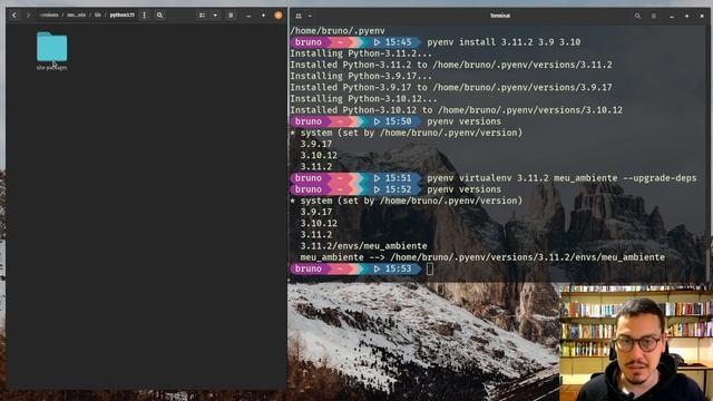 Por dentro dos ambientes virtuais com pyenv смотреть онлайн