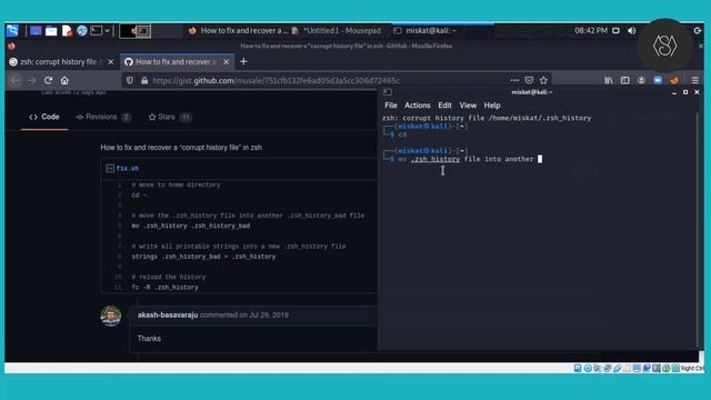 How to fix and recover a “corrupt history file” in zsh смотреть онлайн