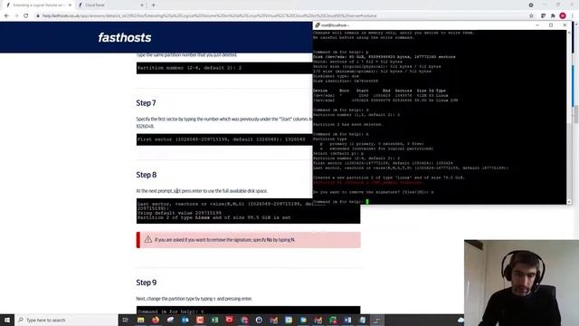 Extending a Logical Volume on a Linux Virtual, Cloud or CloudNX server смотреть онлайн
