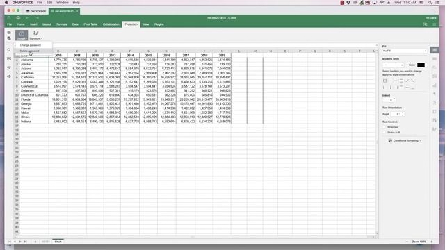 OnlyOffice Spreadsheet Quick Video: Protecting a document смотреть онлайн