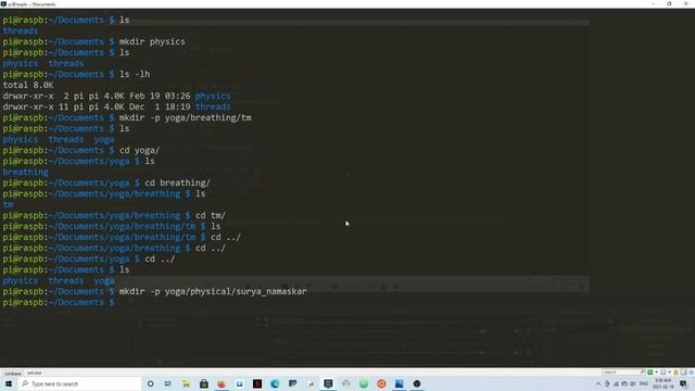 how to make a directory and multiple tree structure directories in linux | Lec -04 | смотреть онлайн