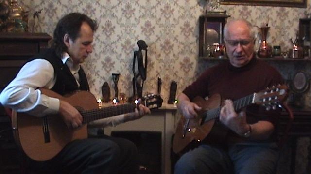 Телевидение у Михаила Б. Гохберг, гитара Влад. Семенов ч.1