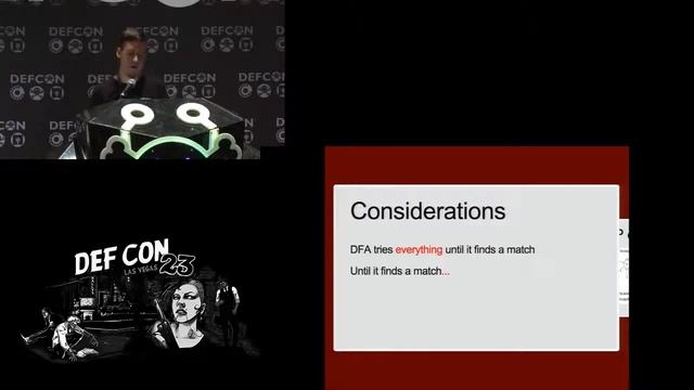 DEF CON 23 - REvisiting RE:DoS смотреть онлайн