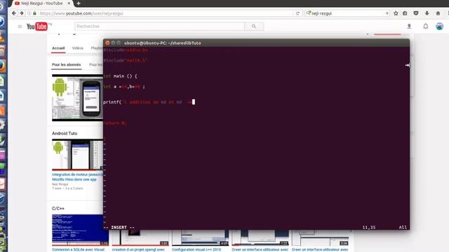 Comment créer une bibliothèque dynamique sous Linux shared library (.so) смотреть онлайн
