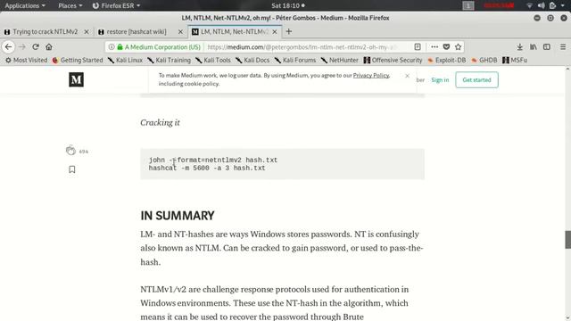 ResponderNG - Capturing and Decrypting NTLMv2 Hashes in Kali | QuickTutorials | HOXFRAMEWORK смотреть онлайн