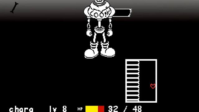 LVtale Papyrus fight (phase 1 no heal) смотреть онлайн